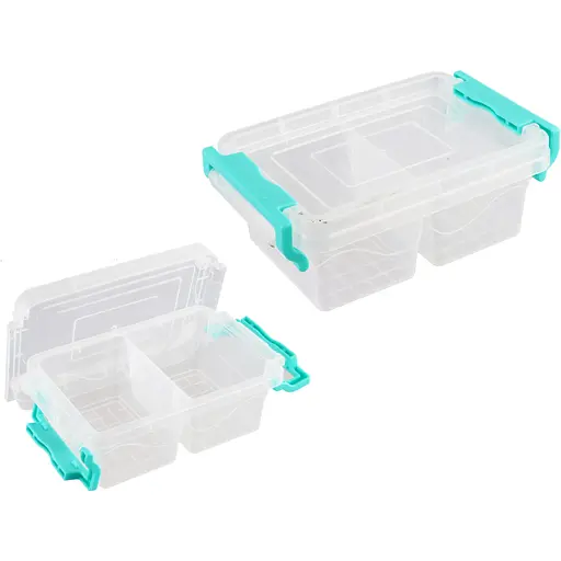 Контейнер для продуктов Твикс двойной 0.6 л.