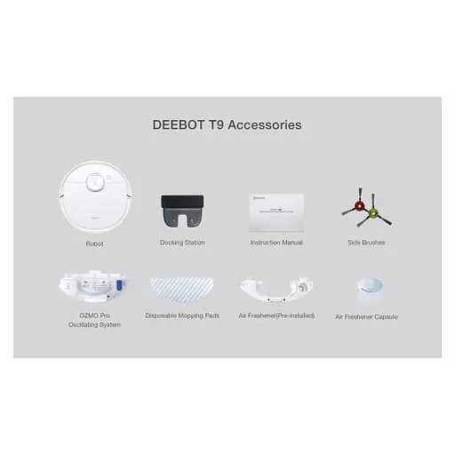 Робот-пилосос з вологим прибиранням Ecovacs DEEBOT OZMO T9 (DLX13-44) - фото 10