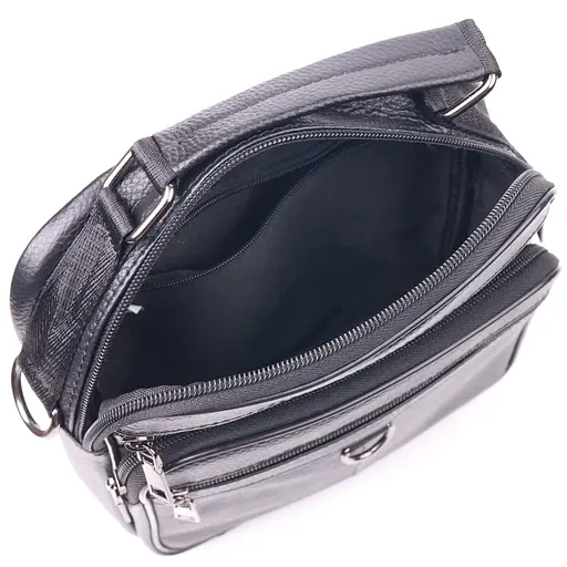 Чоловіча шкіряна сумка Vintage 20х23х6 см sum0022399 - фото 4