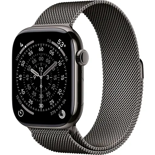 Смарт-годинник Apple Watch Series 11 GPS + Cellular 46 мм Slate Titanium Case with Slate Milanese Loop S/M (MFD34) [151115]