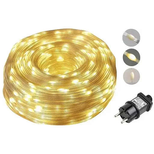 Гирлянда OldBro уличная 30 м 300 LED светодиодные наружные садовые фонари