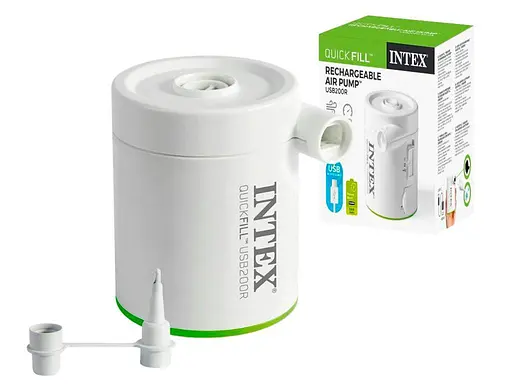 Насос электрический Intex портативный 200 л/мин подключение USB (66637) - фото 2