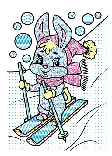 Водные раскраски. Набор В зимней сказке - фото 5