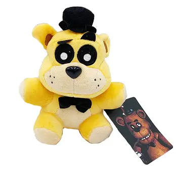 М'яка іграшка П'ять ночей з Фредді Golden Freddy Золотий Фредді 18 см FNAF48-8 - фото 3
