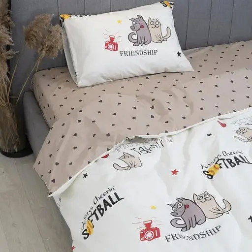 Комплект постільної білизни Viluta підлітковий ранфорс 24262 100% бавовна - фото 2