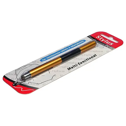 Стилус емкостный, высокоточный, Jot Pro двусторонний, алюминиевый, с креплением, золотистый - фото 3