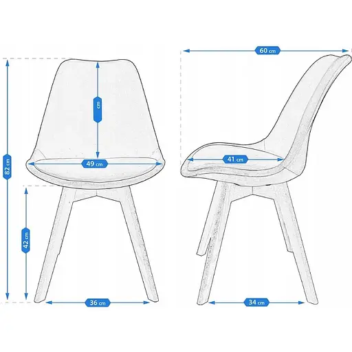 Туалетний столик Jumi Scandi з дзеркалом (шкіряні ручки) білий + стілець Saida бежевий - фото 8