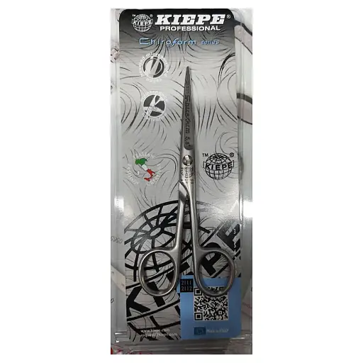Ножницы профессиональные для стрижки волос Kiepe Studio Style ChiroForm 2111/5.5 прямые, из нержавеющей стали  - фото 2