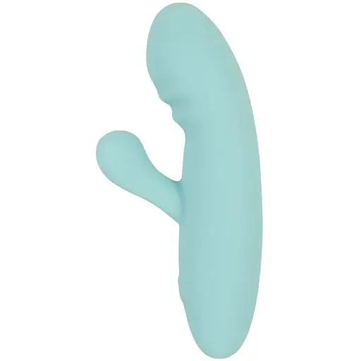 Вібратор-кролик Cuties Mini Rabbit Softies 15.5 см (бірюзовий)