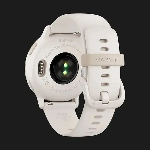 Смарт-годинник Garmin Vivoactive 5 Cream Gold Aluminum Bezel with Ivory Case and Silicone Band (010-02862-11) - фото 2