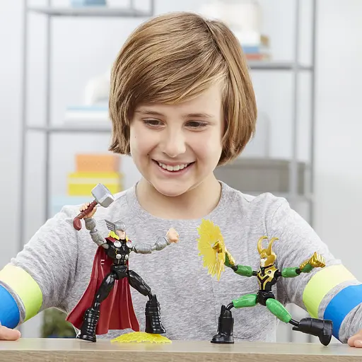 Игровой набор Hasbro Marvel Avengers Bend and Flex Tour vs Loki (F0245) - фото 12