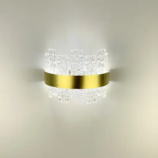 Бра дизайнерське з крижаними пластинами Line F MB 8082 - фото 6