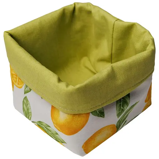 Кошик для хліба Прованс Лимончики 15х16х14 см (43225) - фото 1