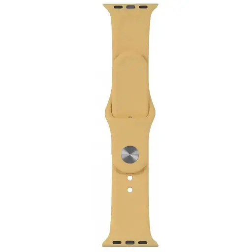 Ремешок Apple Watch Silicone 42/44/45/46/49 мм Бежевый - фото 1