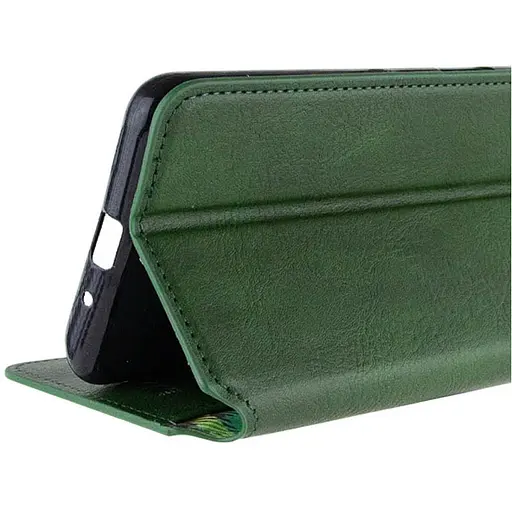 Чохол-книжка Getman шкіряний Cubic PU для Xiaomi Redmi 14C/Poco C75 Зелений - фото 4