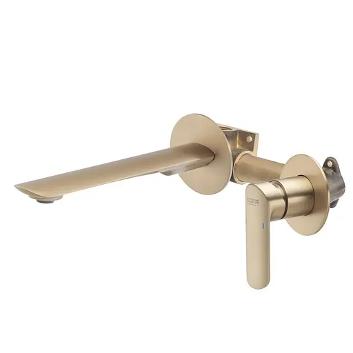 Змішувач для умивальника Koer KB-16028-12 вбудований KR5299 Золотий - фото 2