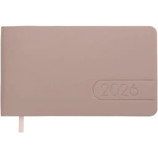Еженедельник датированный Buromax Light Morandi 2026 153 x 87 мм искусственная кожа какао (BM.2910-40)