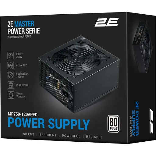 Блок живлення 2E Master Power 750W (2E-MP750-120APFC) [140612] - фото 9