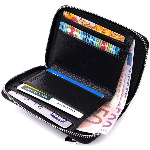 Кожаный женский кошелек ST Leather 11.8х9.5х2 см acs0028398 - фото 4