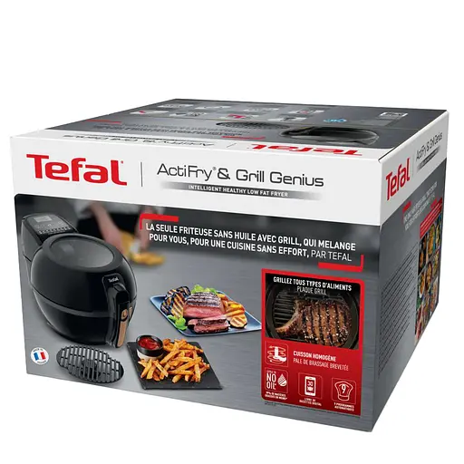 Аэрогриль Tefal ActiFry & Grill Genius 1500 Вт черно-золотой (FZ775810) - фото 11