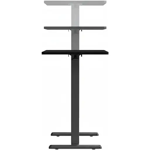 Стол компактный 2E CE710BB, 710x400 мм, регулируемая высота, черный - фото 4