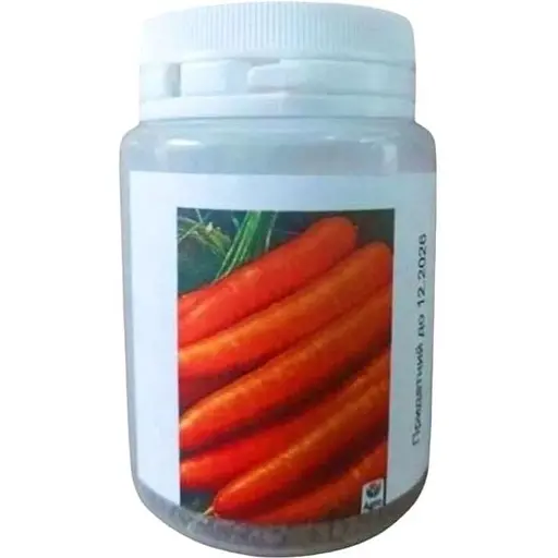 Морква Весна Червоний велетень (у банці) Органік 20г (105630) - фото 1