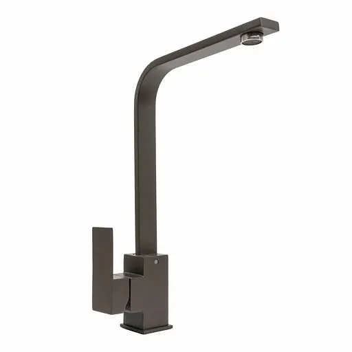 Змішувач для кухні Platinum 179 NES (3007) Темна скеля Чорний - фото 1