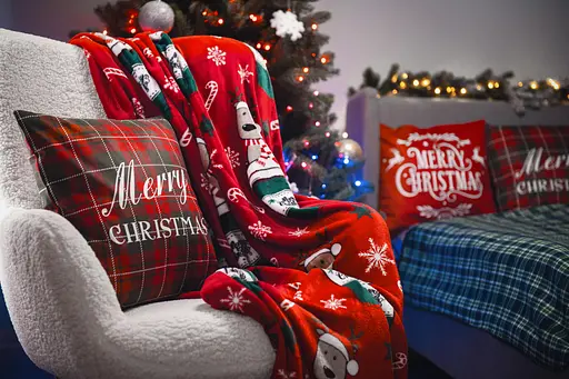 Плед Ardesto Flannel 160х200 см веселые олени (ART0117PB) - фото 4