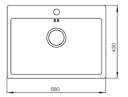 Мойка MIXXUS MX5843-200x1.0-HANDMADE (MX0566) - фото 2