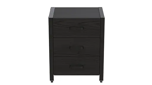 Тумба универсальная Вивьен 3 50x41x40 черный ДСП Сосна Кембра 16мм FRD-104190 - фото 4