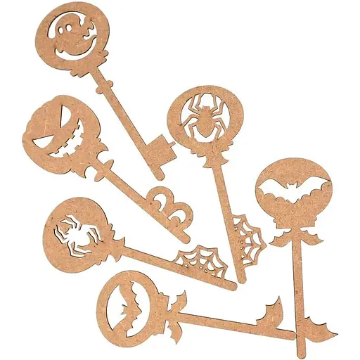 Набір заготовок Rosa Talent Ключі 1 ДВП 13х5 см 6 шт