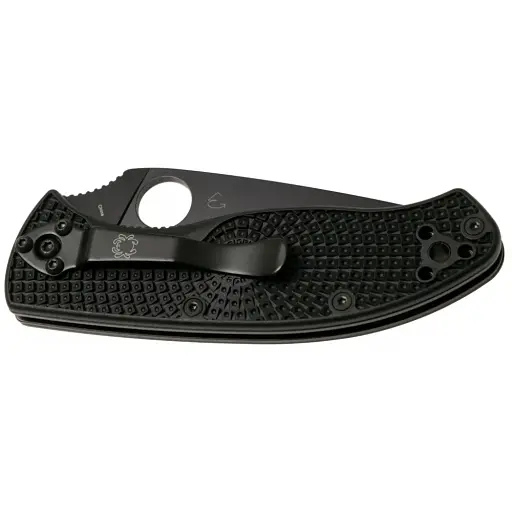 Нож Spyderco Tenacious Black Blade Half Serrated Lightweight - фото 3