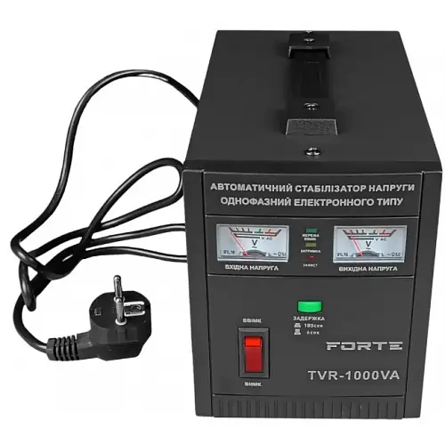 Стабилизатор напряжения Forte TVR-1000VA - фото 5