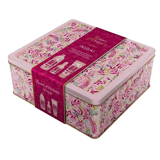 Подарунковий набір Tesori d'Oriente Ikigai Крем-гель для ванни 500 мл  + Крем-гель для душу 250 мл  + Туалетна вода 100 мл