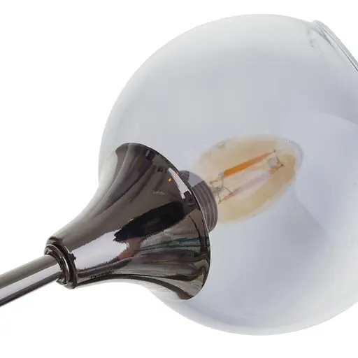 Люстра стельова Brille в спальню Е14 40W BK (LK-720C/5) - фото 5
