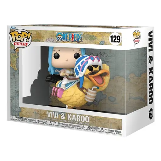 Фигурка Funko Pop Фанко Поп Виви и Кару Ван-Пис One Piece Vivi & Karoo 14см OP VK 129 - фото 3