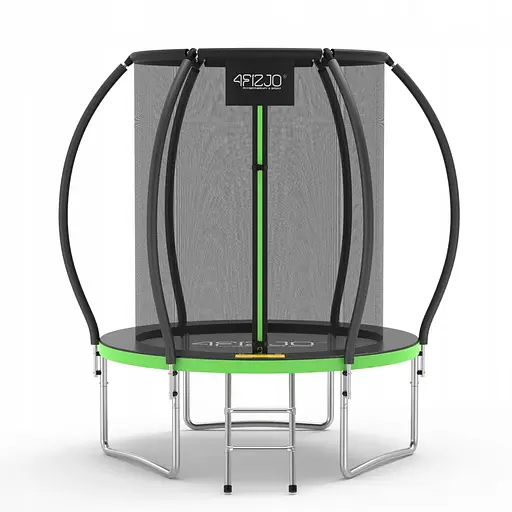 Батут с внутренней сеткой 4FIZJO Premium 6FT 183 см 4FJ0602 Black/Green (P-5907739319234) - фото 5