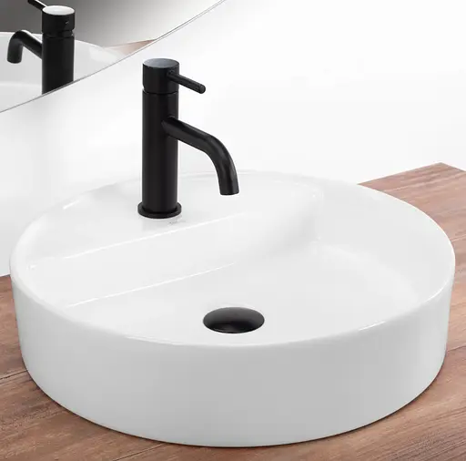 Умивальник Rea Ronda white накладний REA-U6622, Білий - фото 2