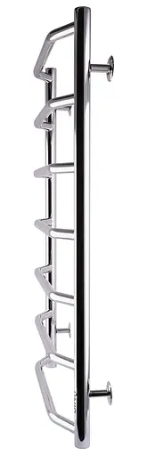 Водяна рушникосушка Unio LT W 800-500-7 Драбинка Трапеція, Хром - фото 3