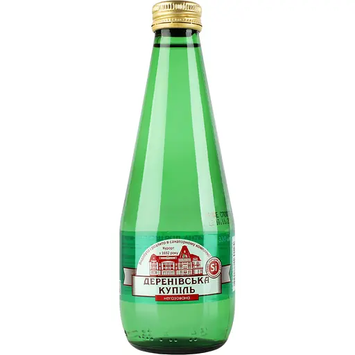 Питна вода Деренівська Купіль негазована 0.33 л - фото 1
