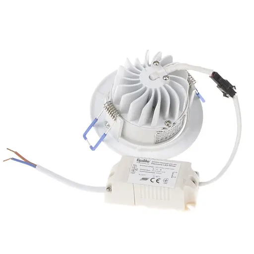 Світильник стельовий Brille LED врізний LED-170/5W WW WH 32-188 - фото 2