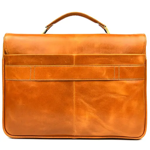 Кожаный мужской портфель на два отделения TARWA 41х31.5х12 см sum0028398 - фото 4