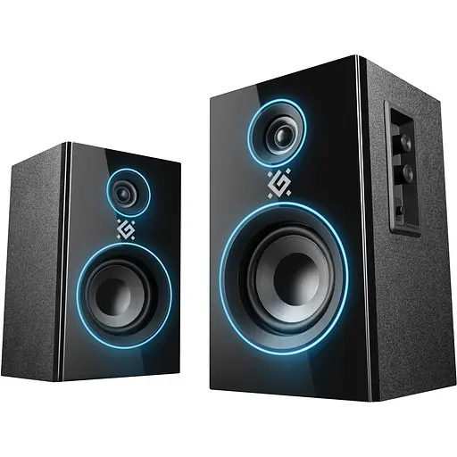 Акустическая система Defender 2.0 Solar 20 20Вт Bluetooth 5.0 + 3,5мм, RGB подсветка, черная - фото 3