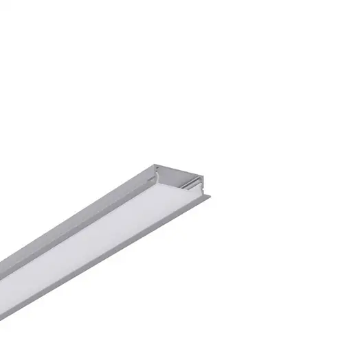 LED профиль с рассеивателем PC матовый опал, 3м KLOODI KLP3513 3 - фото 1