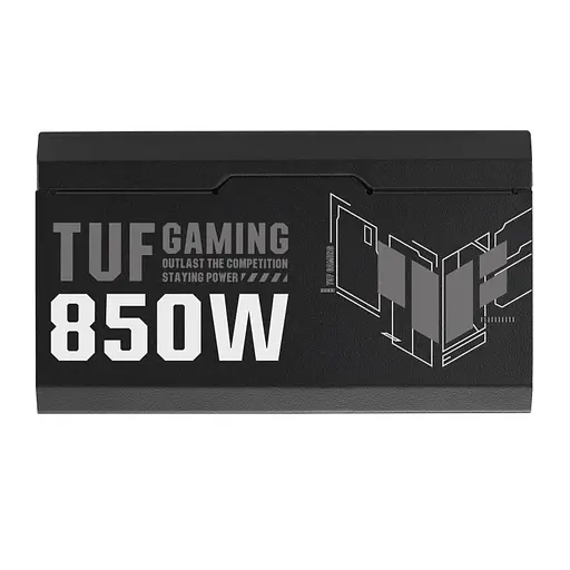 Блок питания Asus TUF-GAMING-850G PCIE5 850W Gold (90YE00S2-B0NA00) - фото 5