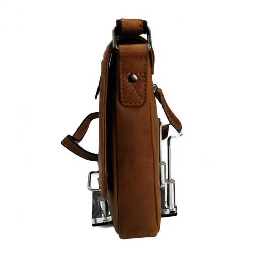 Чоловіча шкіряна сумка Hill&Burry 22х19х5 см sum0026490 - фото 3