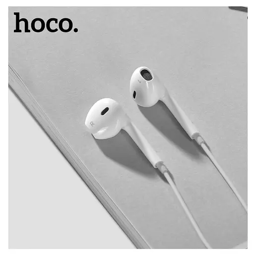Наушники Hoco M101 Crystal joy Type-C wire-controlled digital earphones with microphone белый - фото 3