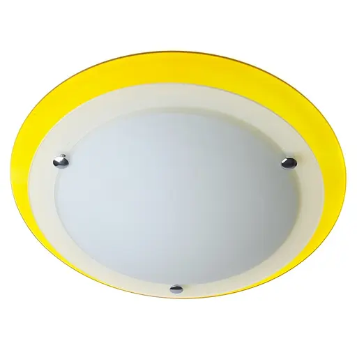Світильник настінно-стельовий накладний Brille W-188/2 YE