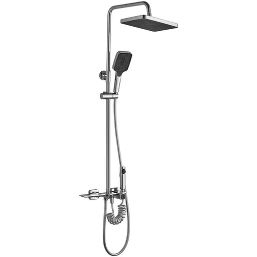 Душова система Rea Helix chrom з виливом REA-P6620, Хром - фото 1