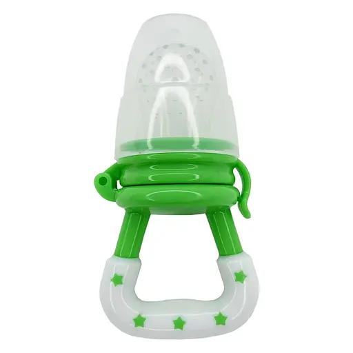 Ніблер для прикорму немовлят Mega Zayka MGZ-0001(Green) харчовий силікон - фото 1